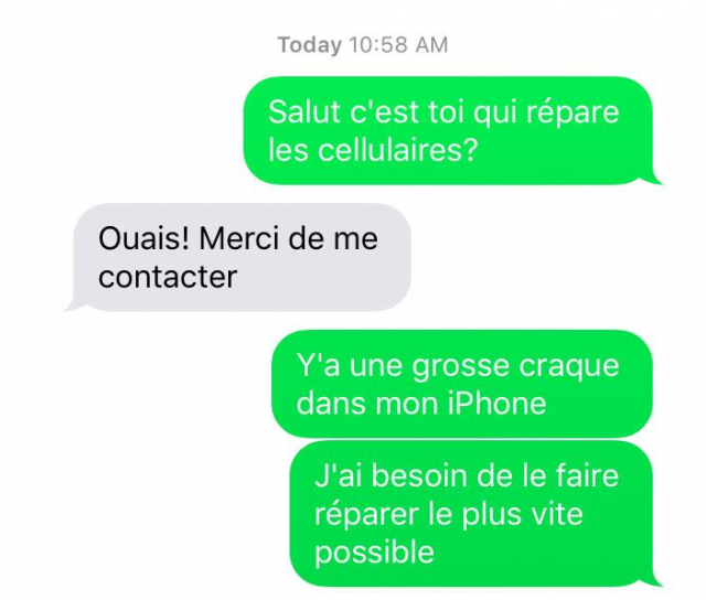 Le Meilleur Prank Ever Sur Un R Parateur D Iphone