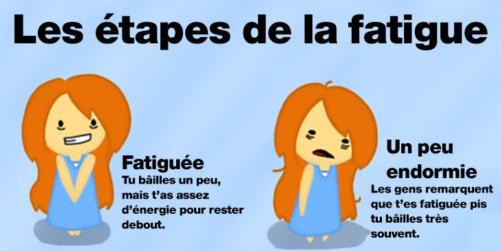 Les 6 Etapes Par Lesquelles On Passe Quand On Est Fatigue